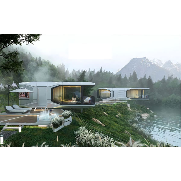 Travel Resort Spasi Kapsul Prefabricated Homes